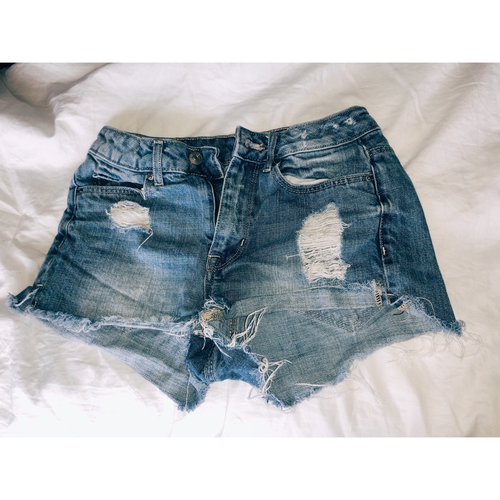 Denim shorts